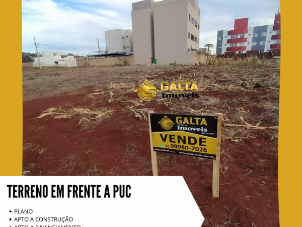 TERRENO LOT. VERBO DIVINO  EM FRENTE A PUC