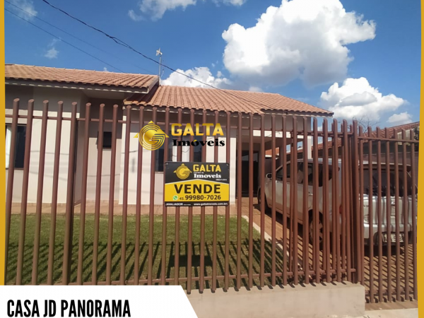 CASA JARDIM PANORAMA  sozinha no terreno