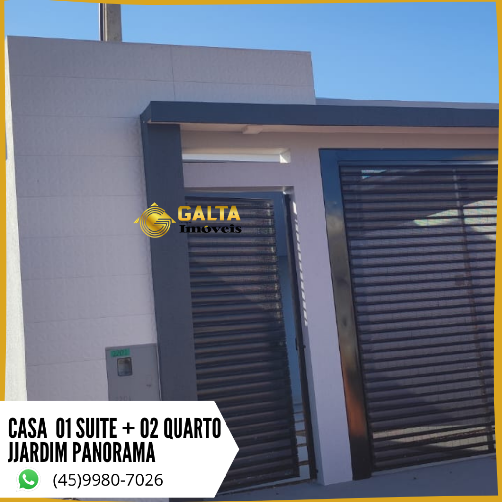 CASA COM ACABAMENTO TOP COM 01 SUITE E + 02 QUARTOS JD PANORAMA