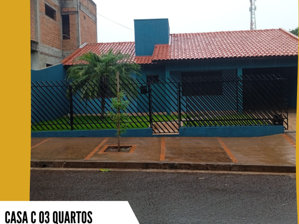 CASA  VILA PIONEIRO COM 3 QUARTOS