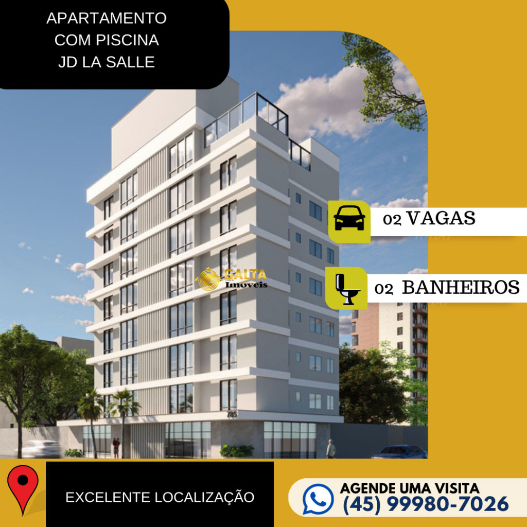 APARTAMENTO COM PISCINA JD LA SALLE