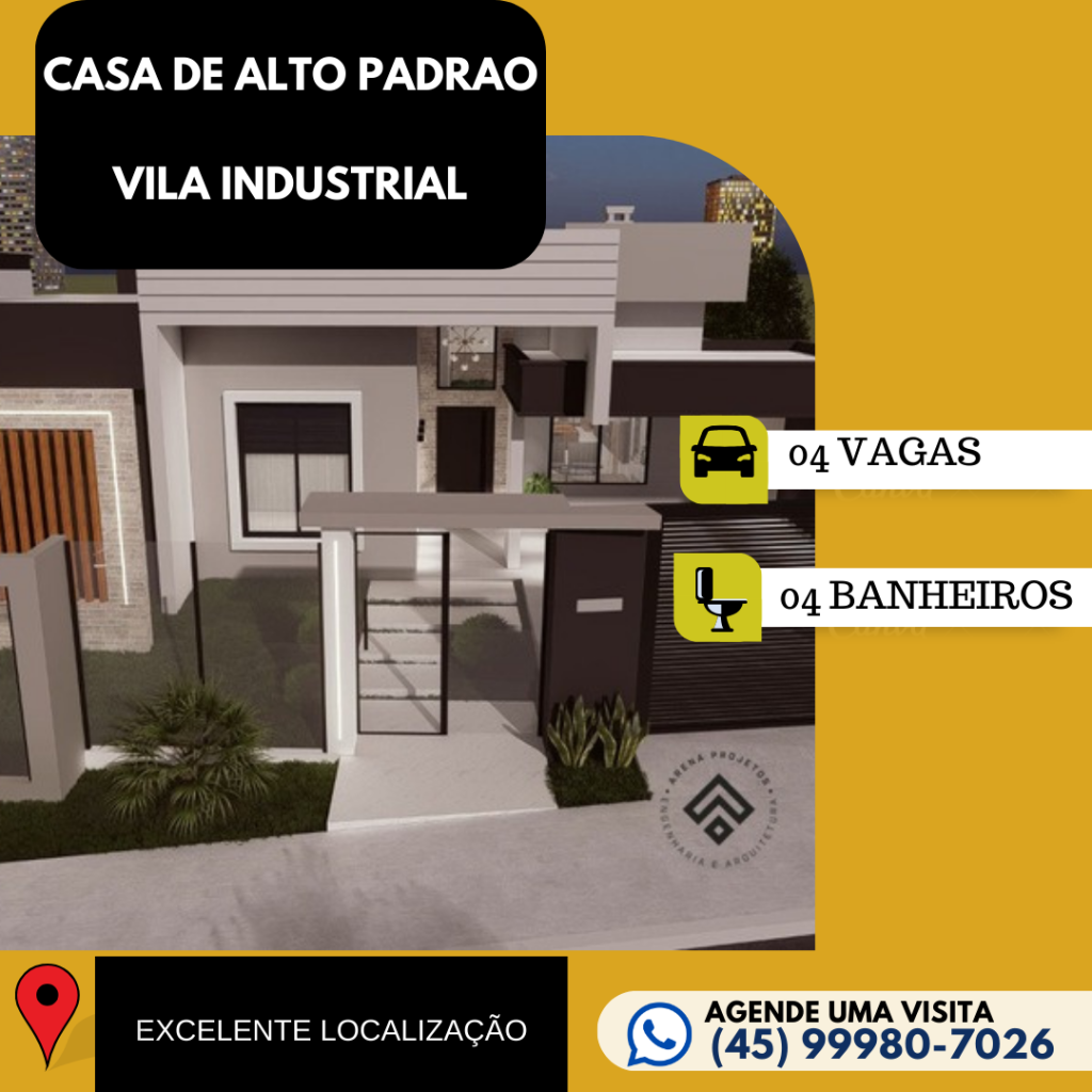 CASA ALTO PADRÃO VILA INDSUTRIAL