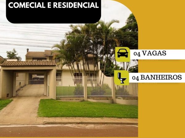 SOBRADO COMERCIAL OU RESIDENCIAL PRÓXIMO A UNIPAR