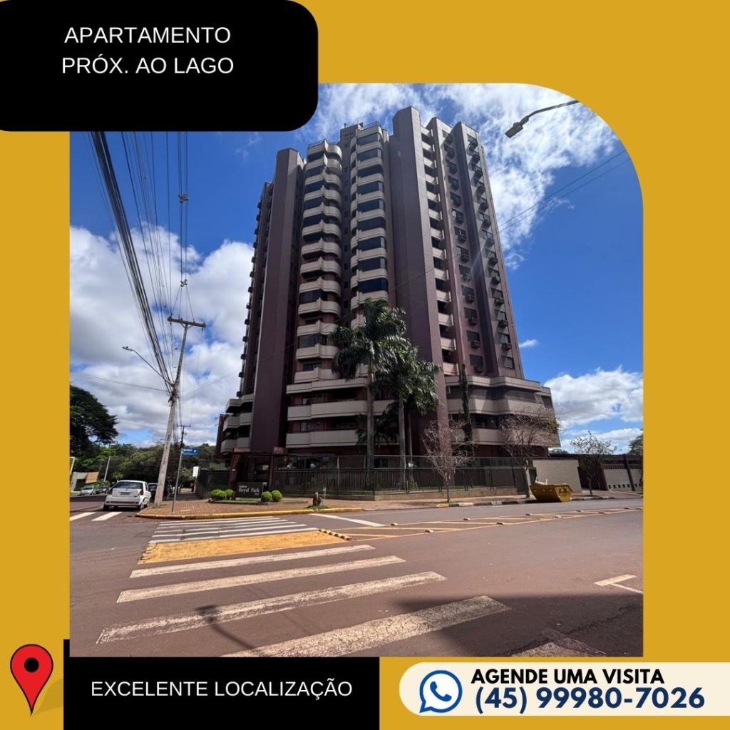 APARTAMENTO ED. ROYAL CENTRO PRÓX. AO LAGO E HORTO