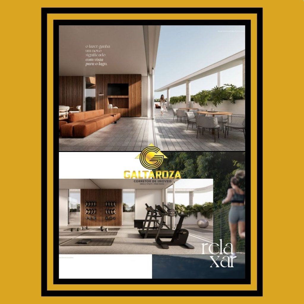 APARTAMENTO ED. NATURE EM FRENTE AO LAGO