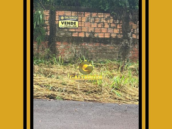 TERRENO NA VILA OPERÁRIA PROX. AO ATACADÃO